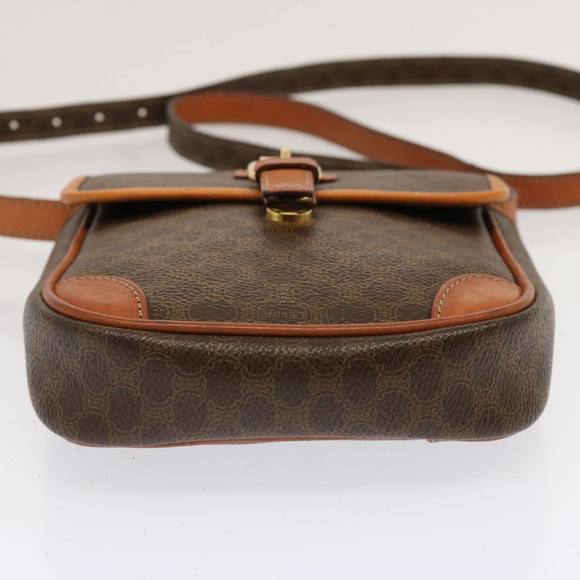 CELINE Macadam Canvas Shoulder Bag PVC Brown Auth ep3998 - Picture 9 of 16